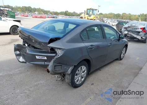 2012 Honda Civic Lx z USA, uszkodzony, nr VIN 19XFB2F58CE076385